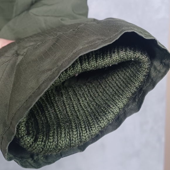 Hollister Girls Youth Large Green Hooded Winter Jacket Fleece Lined Zip Up Coat - Picture 8 of 13